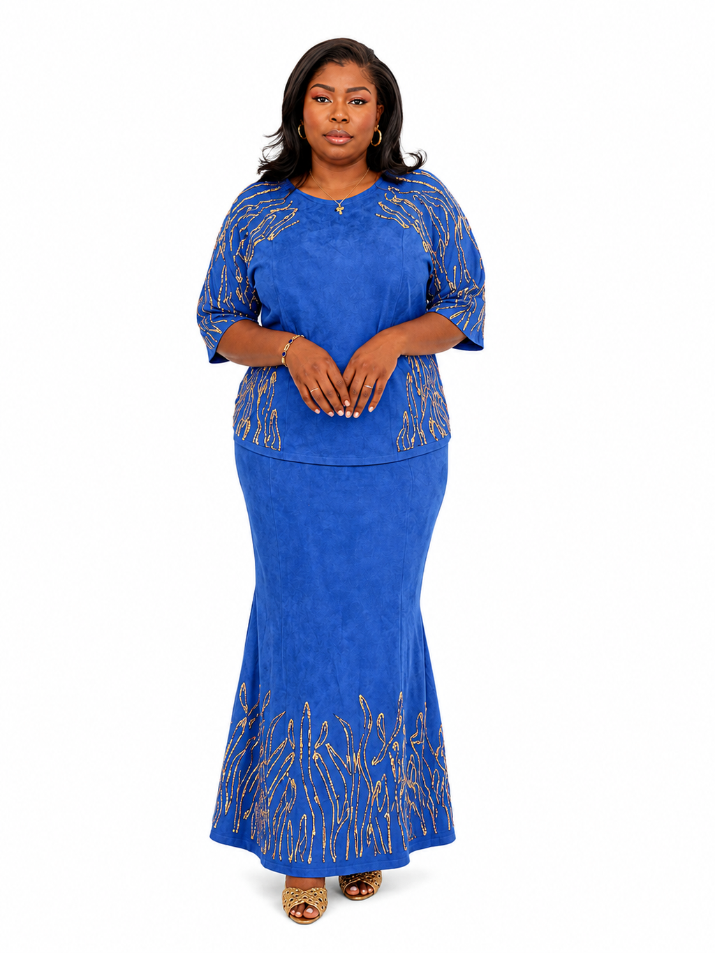 Formal 2-Piece Evening Skirt Set