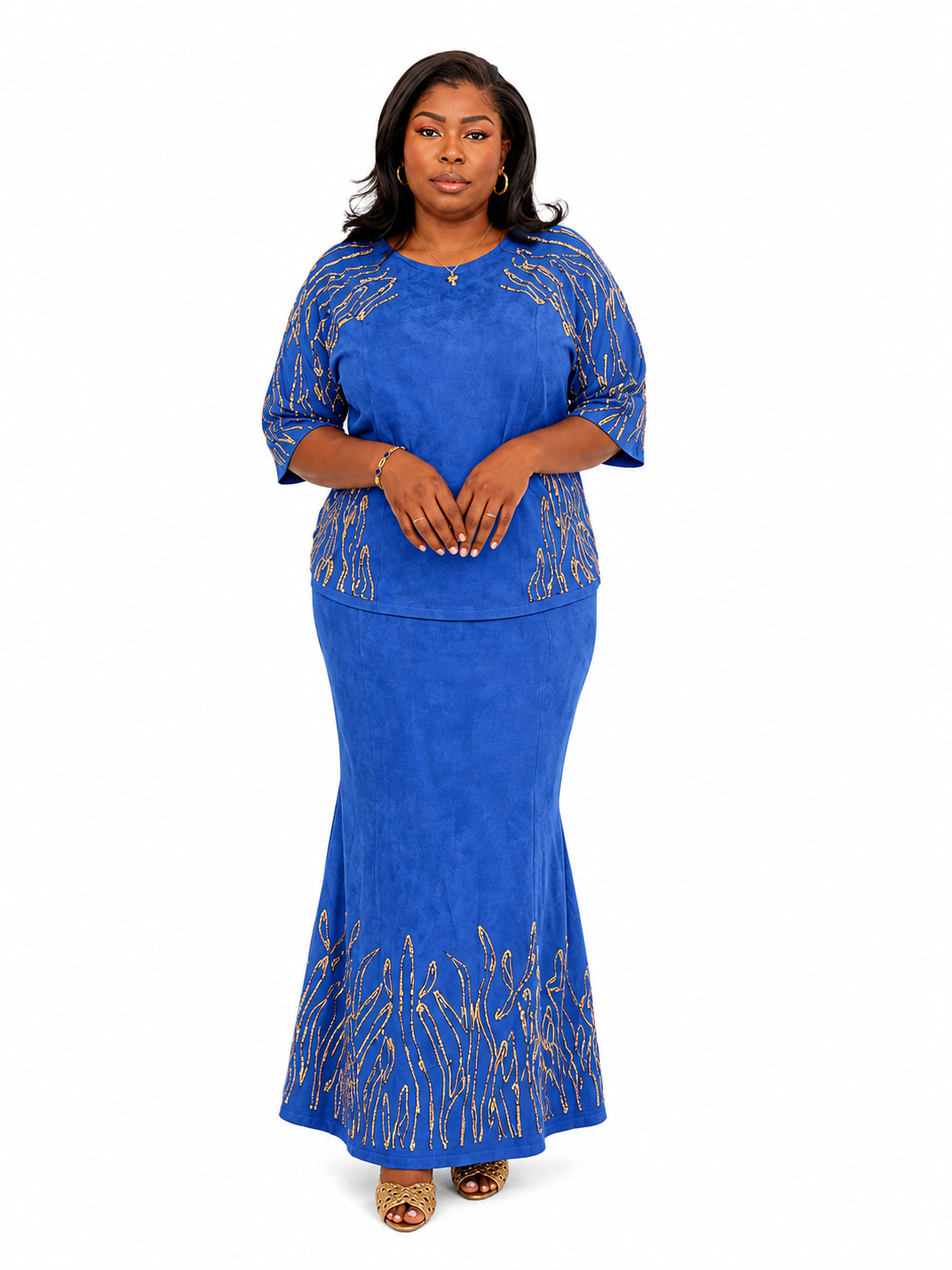 Formal 2-Piece Evening Skirt Set