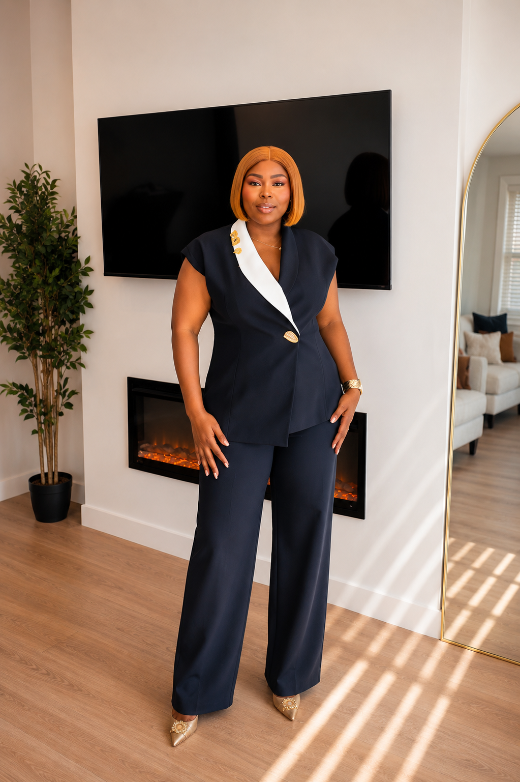 THE VICTORIA TAILORED VEST & TROUSER SET