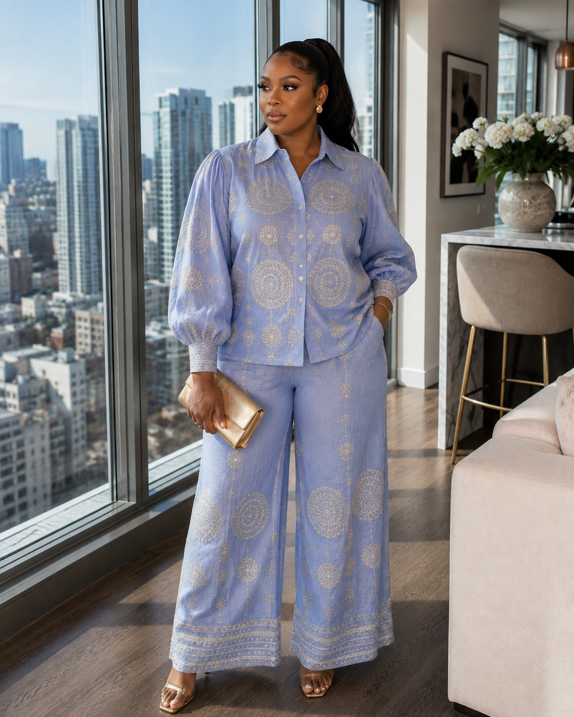 Luxe Bloom Co-ord Set