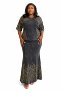 Formal 2-Piece Evening Skirt Set