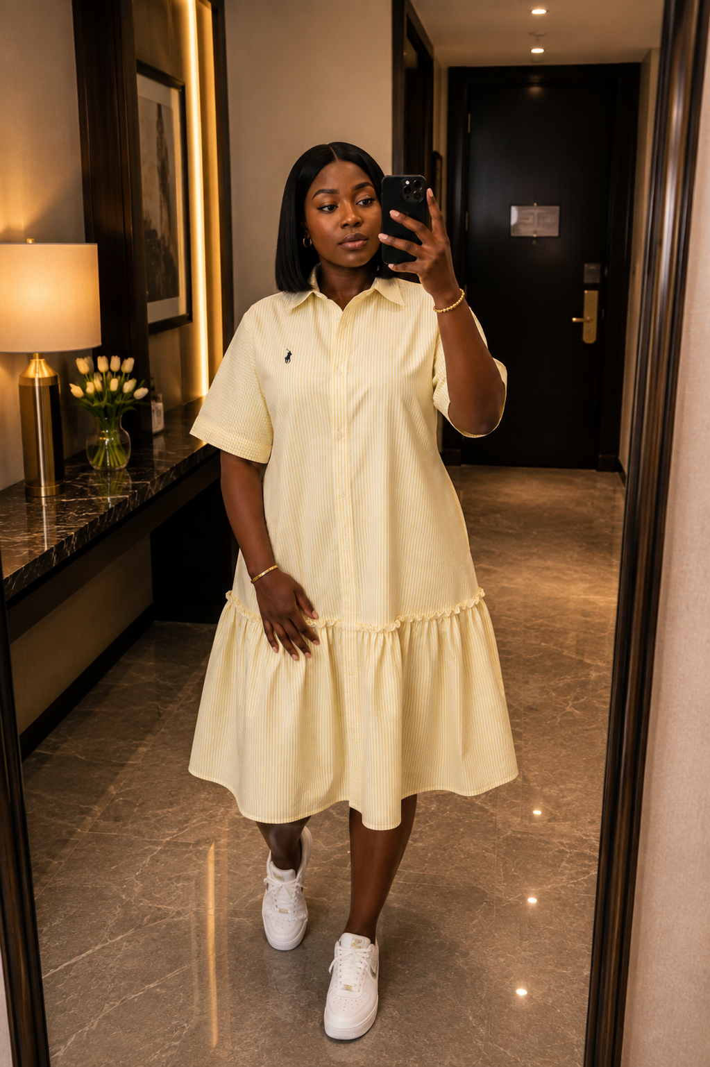 Women's Pastel Shirt Dress
