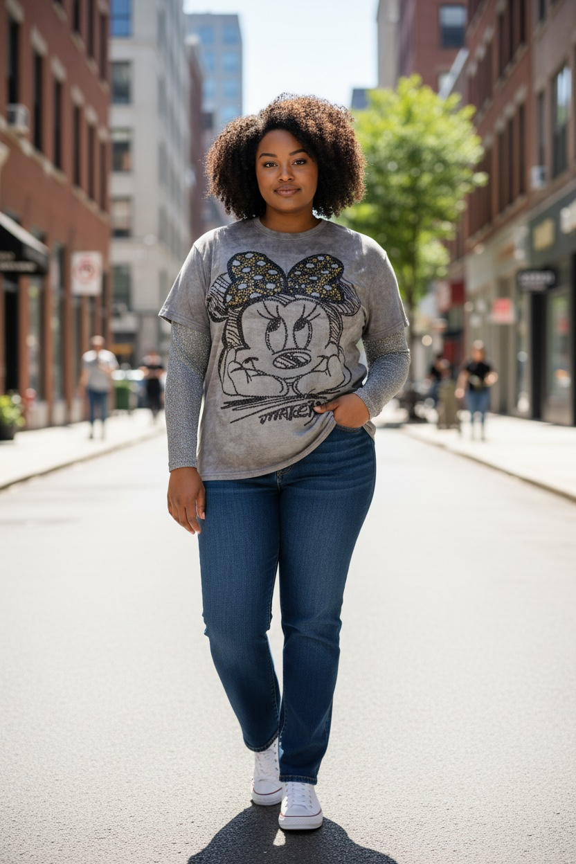 Women’s Vintage Character Graphic Tee