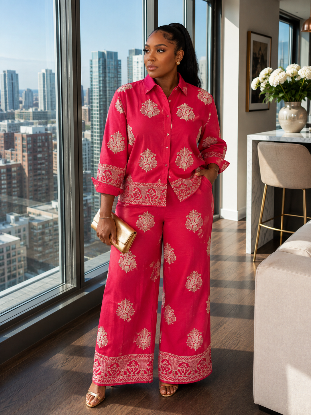 Luxe Bloom Co-ord Set