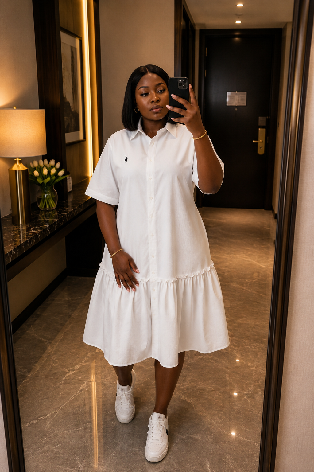Women's Pastel Shirt Dress
