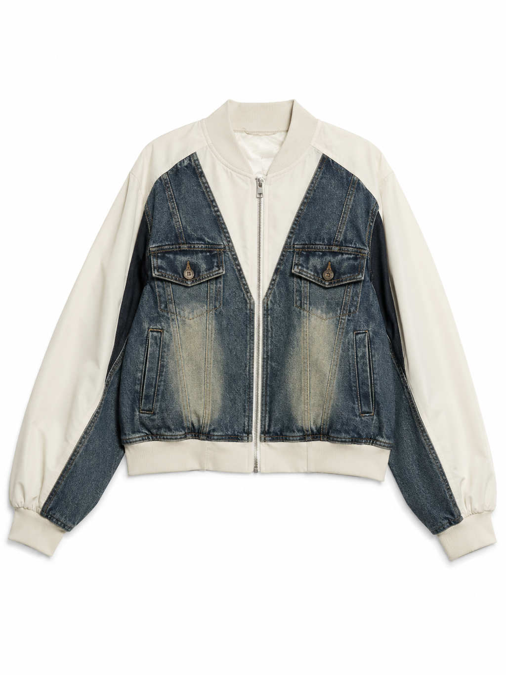 Colorblock Denim Bomber & Trucker Jacket Collection