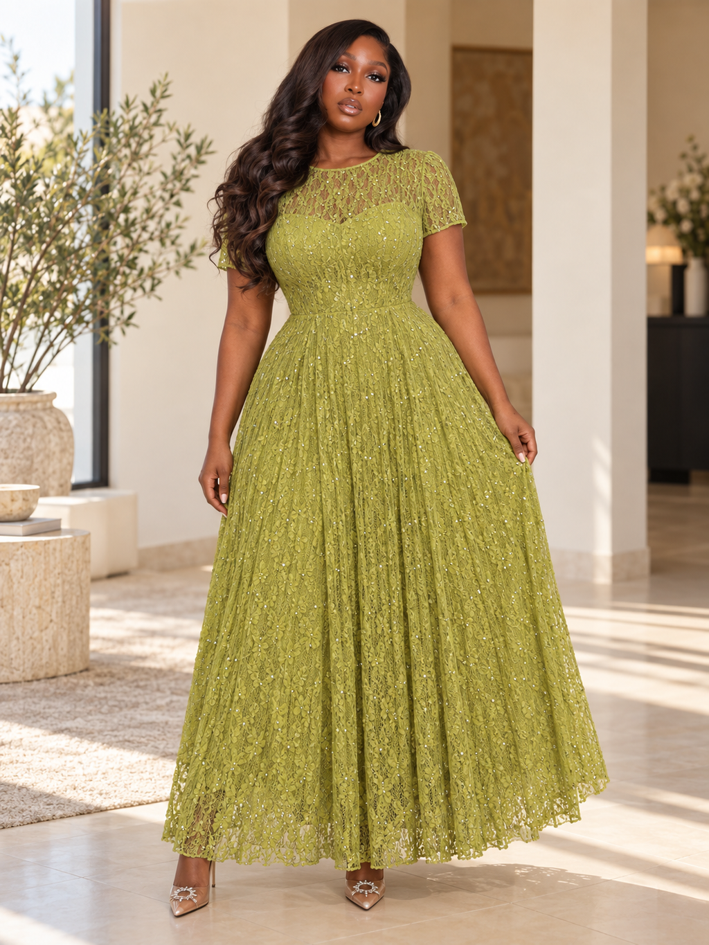 Lace Maxi Dress