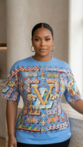 Women’s LV Graphic Monogram Oversized T-Shirt
