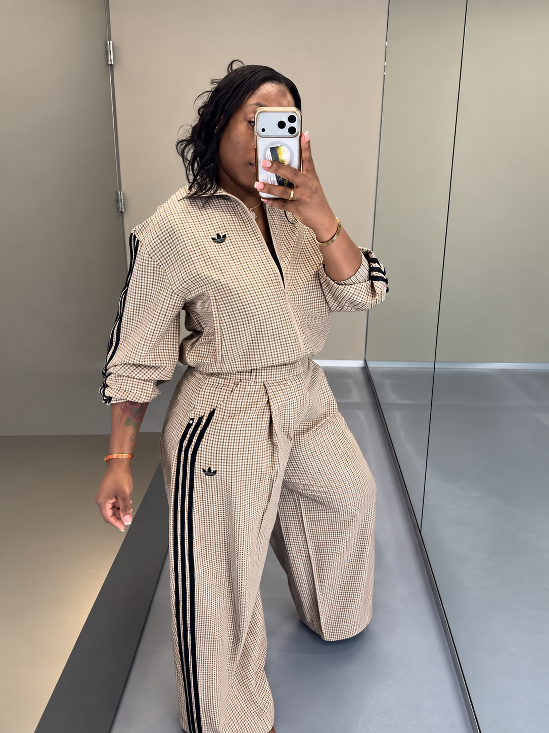 Graphic Printed Utility Shirt and Wide-Leg Pants Set