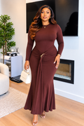 Brown dress