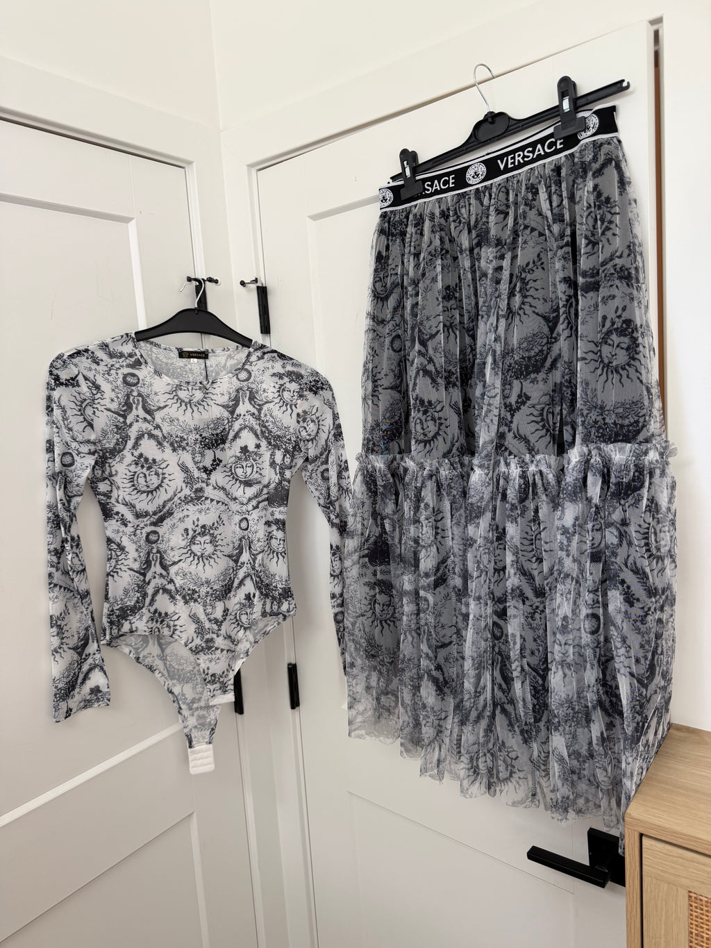 Celeste Luxe Mesh Two-Piece Set