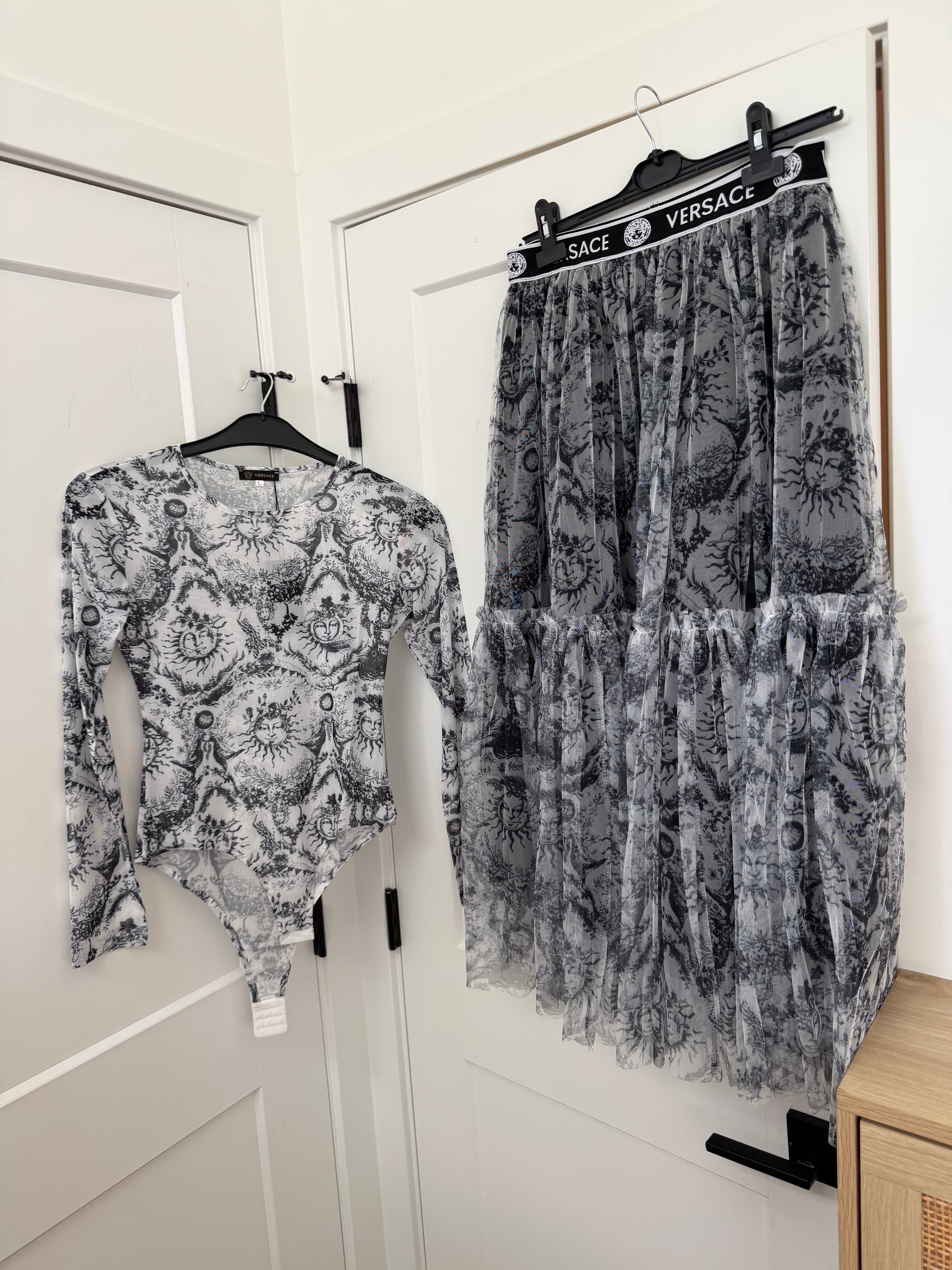 Celeste Luxe Mesh Two-Piece Set