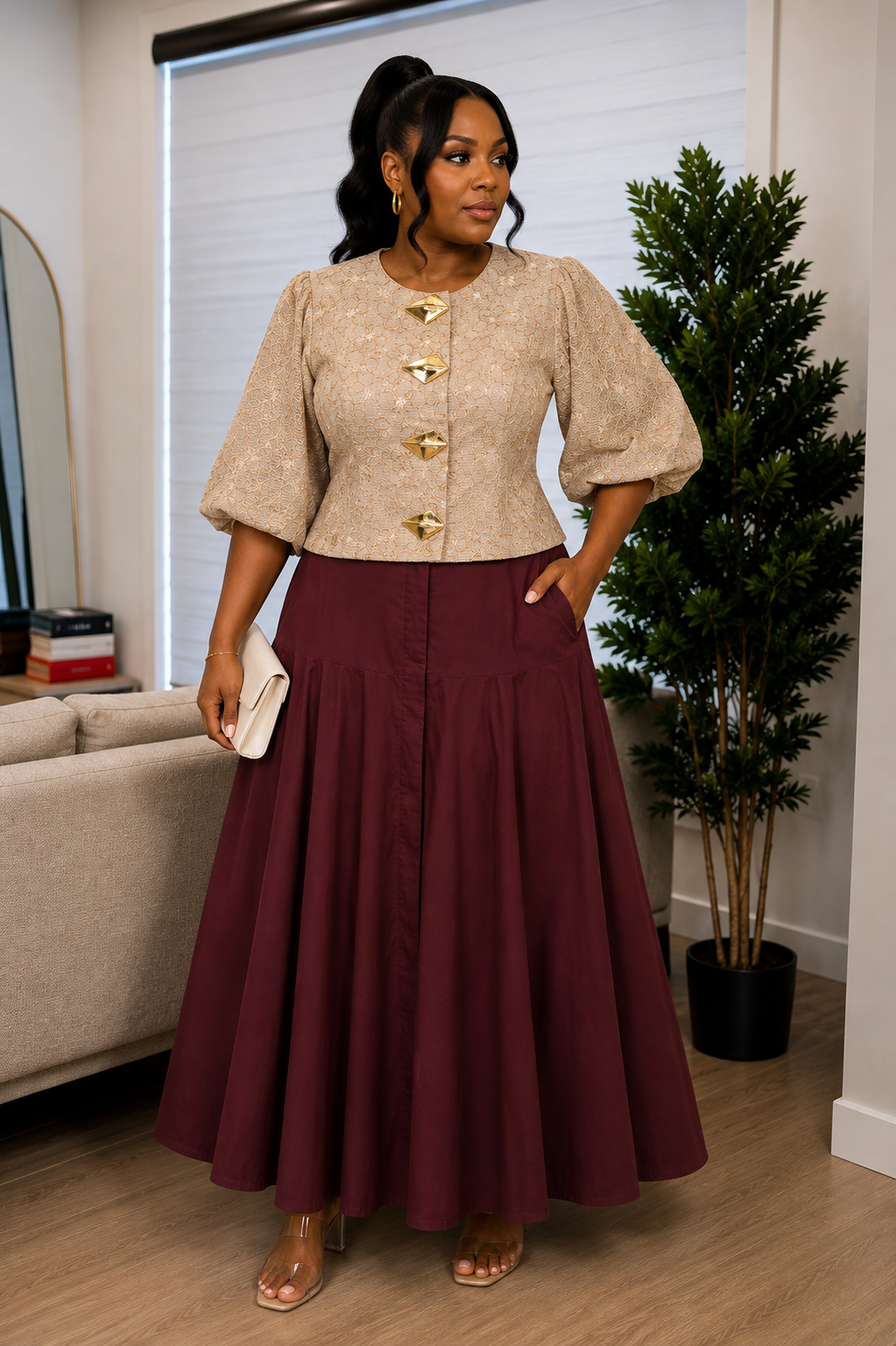 Amara Luxe Textured Top